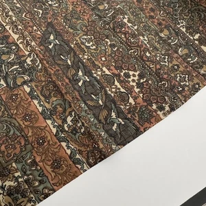 Birdsong #B 14x62 LONG Vintage Japanese Kimono Silk Fabric Panel RT87 - Picture 1 of 7