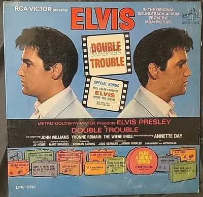 Elvis Presley Double Trouble LPM 3787 Record Album First Pressing No Bonus Photo - Image 1 of 4