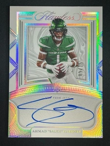 AHMAD SAUCE GARDNER 9 /15 SILVER ROOKIE ON CARD AUTO AUTOGRAPH 2022 FLAWLESS RC - Picture 1 of 2