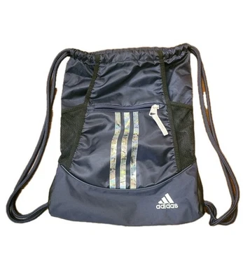 Adidas Bolso con Cordón Azul Marino Gimnasio Béisbol Softbol Tenis Fútbol  Foto 1 de 4