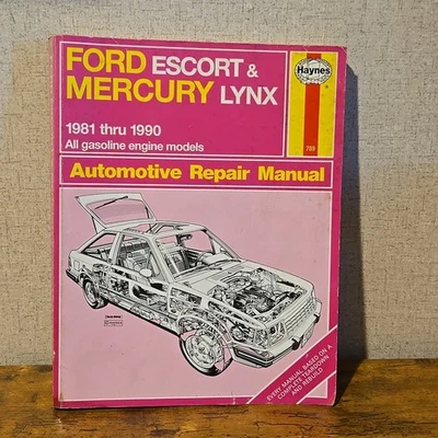 Ford Escort y Mercury Lynx Haynes 789 manual de reparación 1981 a 1988 Foto 1 de 4