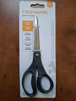 NEW Fiskars 1067262 EVERYDAY USE All-Purpose Scissors 8" STAINLESS 5456603 - Image 1 of 4