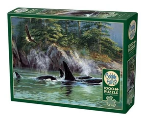 Cobble Hill Jigsaw Puzzle;  Orcas;  1000 pieces - Picture 1 of 2