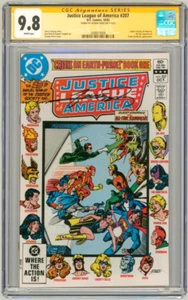SIGNIERT CGC SS 9.8 George Perez Kunst JLA #207 JSA Superman Zatanna Power Girl Schicksal - Bild 1 von 2