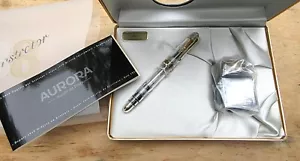 Nuevo bolígrafo NOS Aurora 88 demostrator LE 1305 oro brillante Ftn - MEDIANO 18k nuevo en caja - Imagen 1 de 11