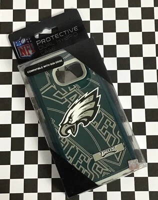 适用于三星 Galaxy S6 Edge 费城老鹰队 NFL 双混合手机壳 — 第 1/2 张图片