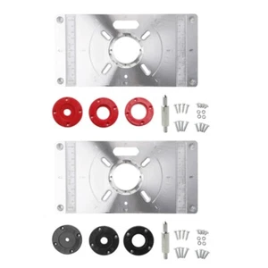 Precise Woodworking Router Table Insert Plate With Sturdy Aluminium Construction - Picture 1 of 10