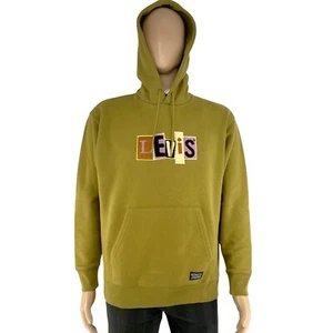 Sudadera Con Capucha De Hombre Levi's Verde De Corte Relajado Talla M - Imagen 1 de 12