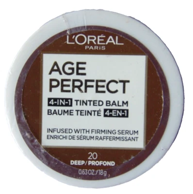 L'OREAL Age Perfect 4 in 1 Tinted Balm #20 Deep Infused W Firming Serum NEW - Image 1 of 2
