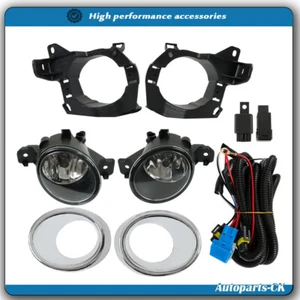 For 13-16 Nissan Pathfinder Clear Lens Bumper Fog Light Lamps Wiring Switch Kit - Bild 1 von 13