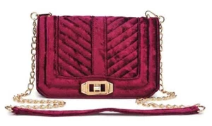 Urban Expressions Crystal Gold Tone Chain Turnlock Womens Crossbody Bag 14507 SD - Picture 1 of 5