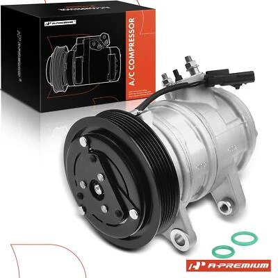 Compresor de aire acondicionado A-Premium con embrague para Dodge Nitro 2007-2008 Jeep 3,7 L 55111400AA Foto 1 de 4