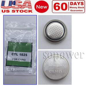 For Panasonic CTL1025 Casio Replacement Solar Battery G-Shock Path Finder WaveCe - Picture 1 of 5