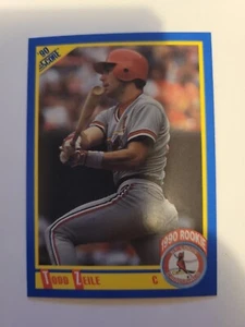 1990 SCORE TODD ZEILE #600 quasi nuovo - Foto 1 di 1
