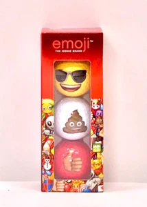 New Emoji The Iconic Brand Novelty Golf Balls 3-Pack EMGB-SPT Free Shipping - Picture 1 of 1
