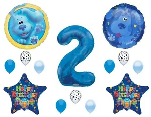 NEW! BLUES CLUES 2nd Second Birthday Party Balloons Decorations Supplies - Picture 1 of 1