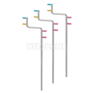 3PC Universal Aiming Arm Color Coded Rinn XCP-ORA Style X-Ray Positioning System - Picture 1 of 16