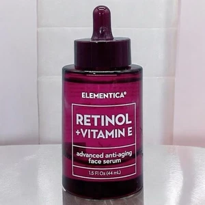 NEU! Elementica Retinol + Vitamin E Advanced Anti-Aging Gesichtsserum 1,5 fl. Oz. - Bild 1 von 4