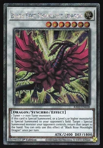 Black Rose Moonlight Dragon - RA03-EN038 - Platinum Secret Rare - Yugioh - Picture 1 of 1