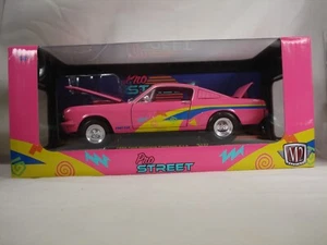 M2 Machines 1:24 1966 Ford Mustang Fastback 2+2 Pro Street 1 of 6,250 made Pink - Picture 1 of 23