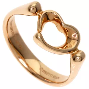 TIFFANY&Co. Anillo Corazón Abierto Oro Rosa K18 - Imagen 1 de 8