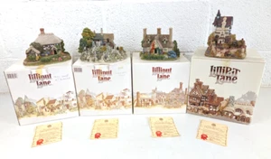 Collection Of Vintage Lilliput Lane Cottages - w/ Original Boxes And Deeds - Picture 1 of 11