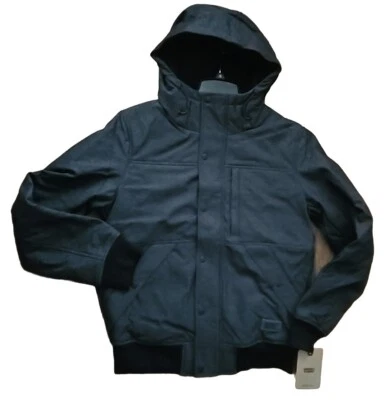 New Levi's Men's Bomber Jacket Gray Insulated Fleece Lining Hooded XL - Image 1 of 4