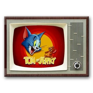 TOM & JERRY TV 3.5 inches x 2.5 inches FRIDGE MAGNET - Picture 1 of 2