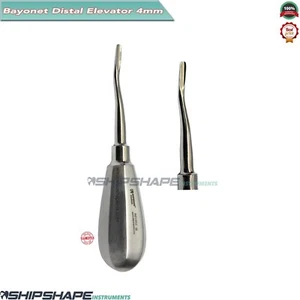 Dental Bayonet, Bein Elevators 4mm, Distal Loosen Luxating PDL Dental Instrument - Bild 1 von 8