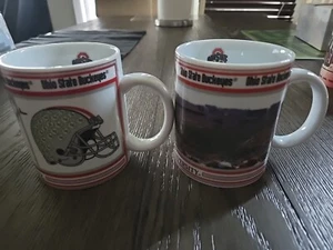 Danbury Mint Ohio State University Buckeyes Mug Set Vintage Rare  - Picture 1 of 10