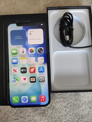 iPhone 12 Pro 128GB Blue Boxed Unlock Good Used Condition 95% Battery Health  - Image 1 of 4