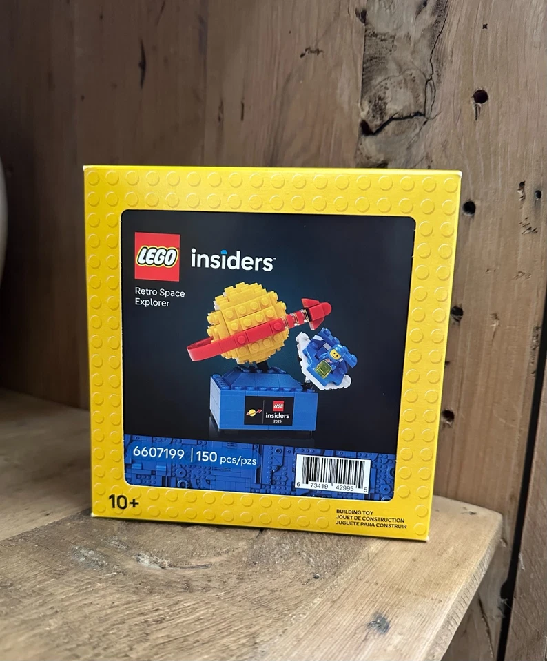 NEW LEGO 6607199 Retro Space Explorer Lego Insiders 2025 Reward  Sealed Box - Image 1 of 4