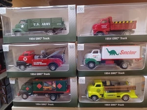 SIX PACK 1:48 Scale 1954 GMC Trucks - Tow  Fire, Box, Dump, Army Stake - NEW - Picture 1 of 15