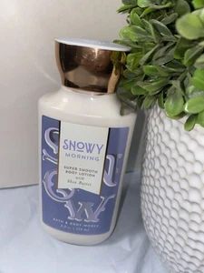 ~*Loción corporal súper suave Bath and Body Works Snowy Morning 8 oz*~ NUEVA - Imagen 1 de 2