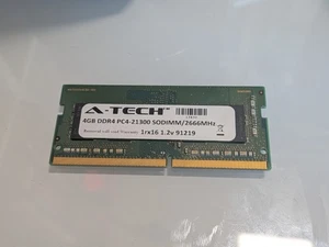 A-Tech 4GB DDR4 2666 PC4-21300 Laptop 260-Pin SODIMM Notebook Memory RAM 1x 4G - Picture 1 of 1