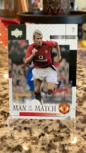 2002 Upper Deck Manchester United - Man Of The Match David Beckham #35 - Picture 1 of 2