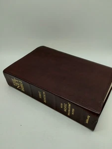 NET BIBLE FIRST EDITION PREMIUM BONDED LEATHER Brown By Biblical Studies Press - Picture 1 of 17
