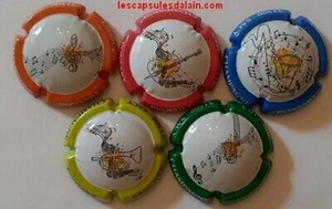 5 BELLES CAPSULES CHAMPAGNE PONSART BROCHET MUSIQUE 2020 REF N°20e a 20i NEWS - Imagen 1 de 1