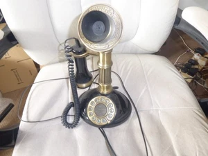 Antique style Paramount stick phone push button dial - Picture 1 of 6