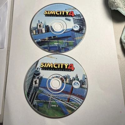 Sim City 4 Deluxe Edition PC Spiel Strategie 2 nur Discs CD-ROM Computer - Bild 1 von 3