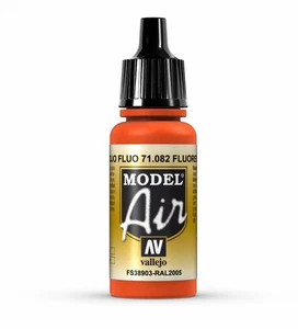 Vallejo Model Air - Fluorescent Red - Picture 1 of 1