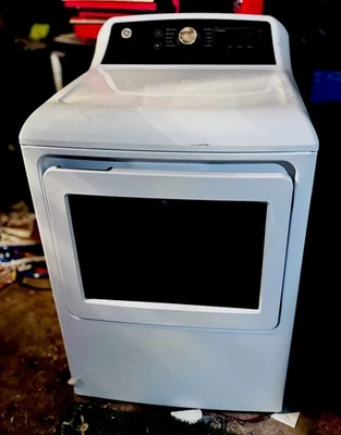 GE® 7.4 cu.ft. Capacity Electric Dryer with Up To 120 ft. Venting, GTD58EBSVWS - Image 1 of 4