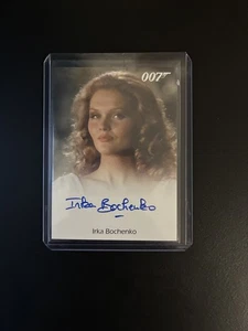 James Bond 007 Irka Bochenko On-Card Autograph - Picture 1 of 1