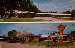 Grayling,MI Motel Marshall Crawford County Michigan Postcard - Picture 1 of 2