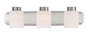 Dolan Lighting - Westport 3-ламповый батончик для ванны отделка атласным никелем - Изображение 1 из 1