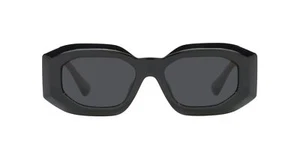 VE4425U VERSACE SUNGLASSES BLACK | DARK GREY 53-18-145 mm NYLON | POLYCARBONATE - Picture 1 of 3
