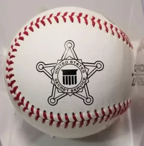 USSS UNITED STATES SECRET SERVICE SOUVENIR LOGO BALL BASEBALL PRESIDENTIAL TRUMP - Bild 1 von 2