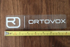 ORTOVOX Avalanche Tranceivers STICKER Decal NEW White Clear