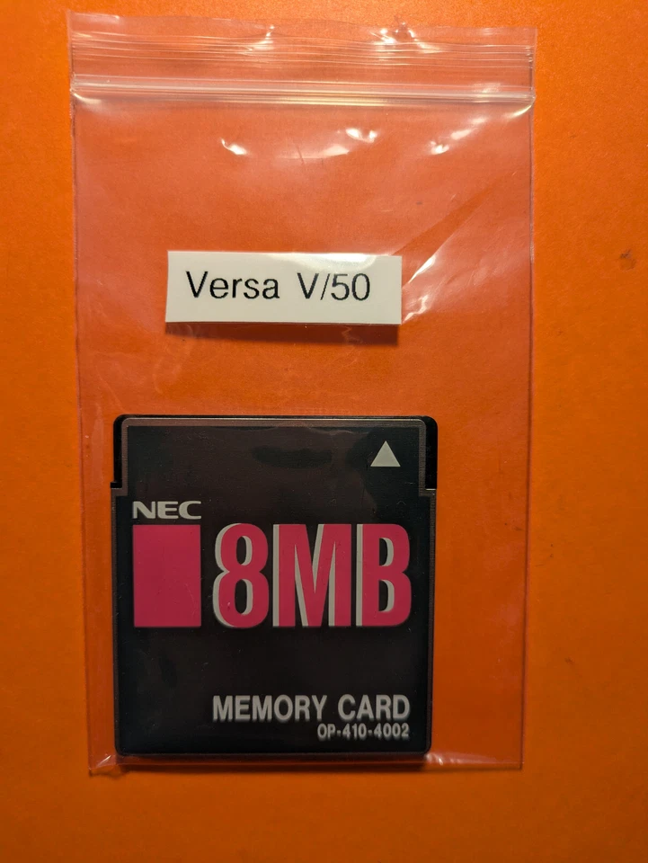 NEC/Kingston 8MB/16MB MEMORY CARDS FLASH MEMORY Versa AT&T NCR PC Card 8/16 MB - Image 1 of 1