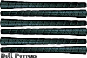 Six (6) Tacki-mac Perforated Tour Pro Wrap Junior Black Golf Grips-Boy/Girl Grip - Picture 1 of 2